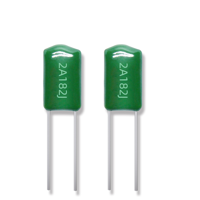 CL11滌綸電容2A182J 1.8NF ±5% 182J100V節能燈 箔 式 薄膜電容器